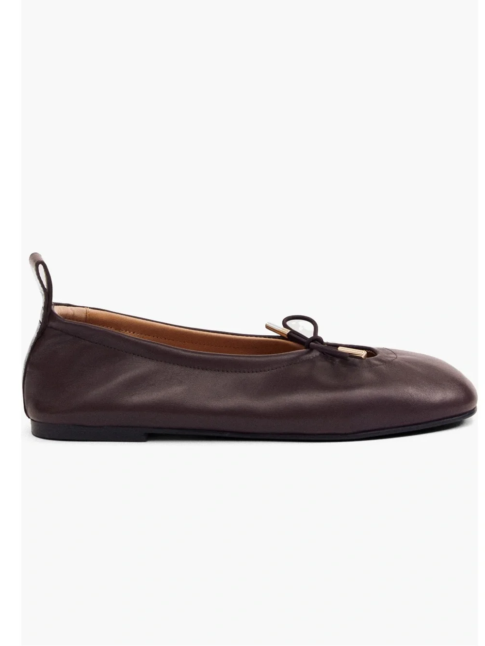 ALOHAS Rosalind Brushed Brown Leather Ballet Flats Size 41EU/10US - Picture 4 of 13